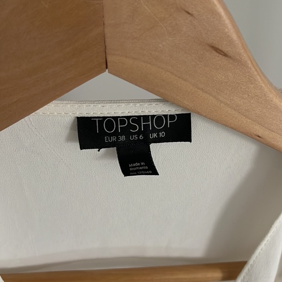 Topshop Double Wrap/Tie Front Top - Picture 2 of 6